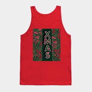 Xmas Winter Berries Tank Top